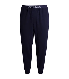 Pantalones de chándal Calvin Klein para hombre con logotipo audaz ropa para dormir de salón azul marino; XL - Imagen 1 de 2