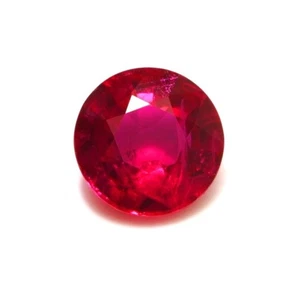 Mozambique Round Red Ruby 1.55CT - Picture 1 of 6