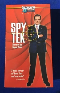 1998 NEUWERTIG 2 VHS Set ~ Spy Tek - gesprochen von 007 Roger Moore Wissenschaft & Technologie - Bild 1 von 7