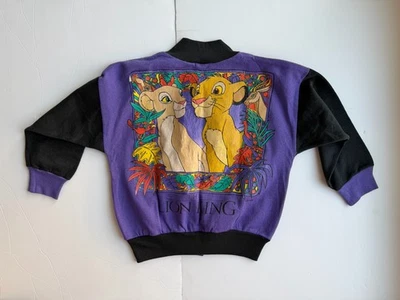 Chaqueta de Colección Años 90 Disney El Rey León Niños Simba Nala Abotonada Foto 1 de 4