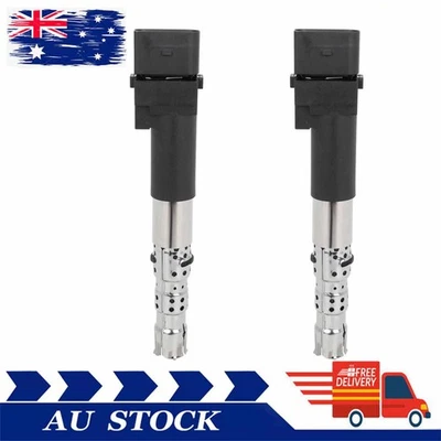 2pcs For 2002-2005 VW Jetta Golf V6 2.8L 022905100A 5C1402 UF404 Ignition Coil - Image 1 of 4