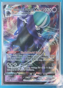 Pokemon - Shadow Rider Calyrex VMAX - Ultra Rare 75/198 - 2021 Chilling Reign - Picture 1 of 1