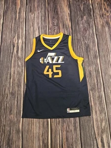 Nike Utah Jazz Basketball Jersey Men Large Blue Donovan Mitchell Dri-Fit NBA - Picture 1 of 4
