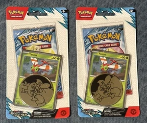 2 Pokemon TCG Journey Together Yanma Booster Checklane Blister Packs Sealed - Picture 1 of 2