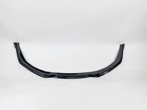 Black Gloss Front Bumper spoiler / skirt / splitter For Porsche Taycan Base / 4 - Picture 1 of 6