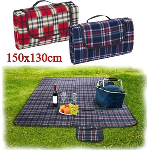 Picnic Blanket Waterproof Folding Rug Beach Festival Camping Travel Outdoor Mat - Picture 1 of 4