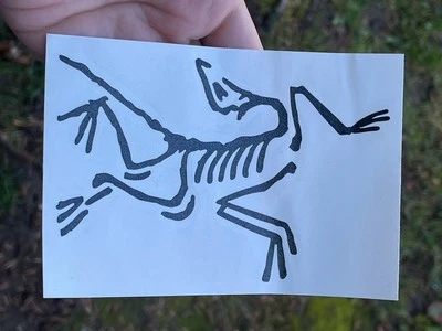 ARC'TERYX Arc Teryx Arcteryx Window Sticker Decal Logo Black 7"