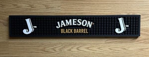 JAMESON SCHWARZ IRISCH WHISKEY GUMMI BAR SCHIENE LÄUFER AUSLAUFMATTE DÜNN UNTERSETZER * NEU - Bild 1 von 3