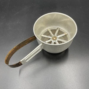 FOLEY Mehlsieb 1 Tasse Handpressen Küche Sammlerstück 1 Handgebrauch Vintage - Bild 1 von 5