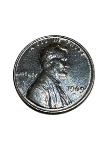 1969-D Lincoln Memorial Penny, No 'FG' and “floating roof” error, circulated - Picture 1 of 2