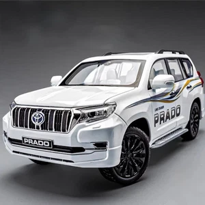 1/18 Toyota Prado Land Cruiser SUV Alloy Car Model Diecast Vehicle Sound Light  - Picture 1 of 22