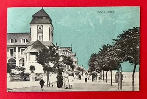 AK BINZ auf Rügen 1910 Promenade mit Typen      ( 160383 - Bild 1 von 2