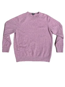 UNIQLO Men’s XL Lavender Purple 100% Cashmere Long Sleeve Pullover Soft Sweater - Picture 1 of 9