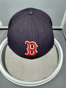 Cappello Y2K New Era 9FIFTY Boston Red Sox Snapback Blu 20% LANA - Foto 1 di 11
