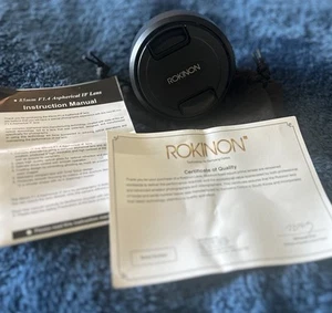 Rokinon 85mm f/1.4 II Aspherical IF Lens Manual Portrait Lens For Canon - Picture 1 of 7