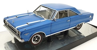 Highway 61 1/18 Scale Diecast 50051 1967 Plymouth GTX Blue White Stripes - Image 1 of 4