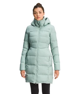 Neu ohne Etikett The North Face Damen Metropolis Parka Daunenjacke jadeitgrün XL Mantel - Bild 1 von 4