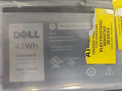 New Genuine Dell Chromebook 11 3120 Laptop Battery 43Wh 4 Cell 5R9DD - Image 1 of 3