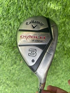 Callaway Diablo Edge Tour 3 Hybrid 21* 75g Stiff Graphite Mens RH VGC - Picture 1 of 13