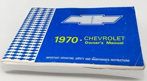 1970 Chevrolet Automobile Owner's Manual General Motors GM Information Handbook - Picture 1 of 7