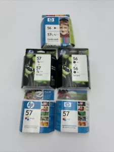HP 56/57 C6657AN Tri-Color Inkjet Print Cartridge Expired 06/2006 Sealed OEM - Picture 1 of 4