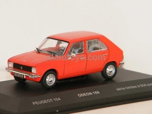 PEUGEOT 104 5 PORTES ORANGE ODEON 1:43 Réf 168 - Imagen 1 de 4