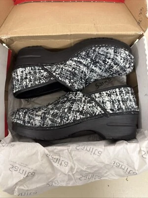 MUJERES Sanita The Original Zueco Danés Lana Azul Y Blanco EU 40 Foto 1 de 4