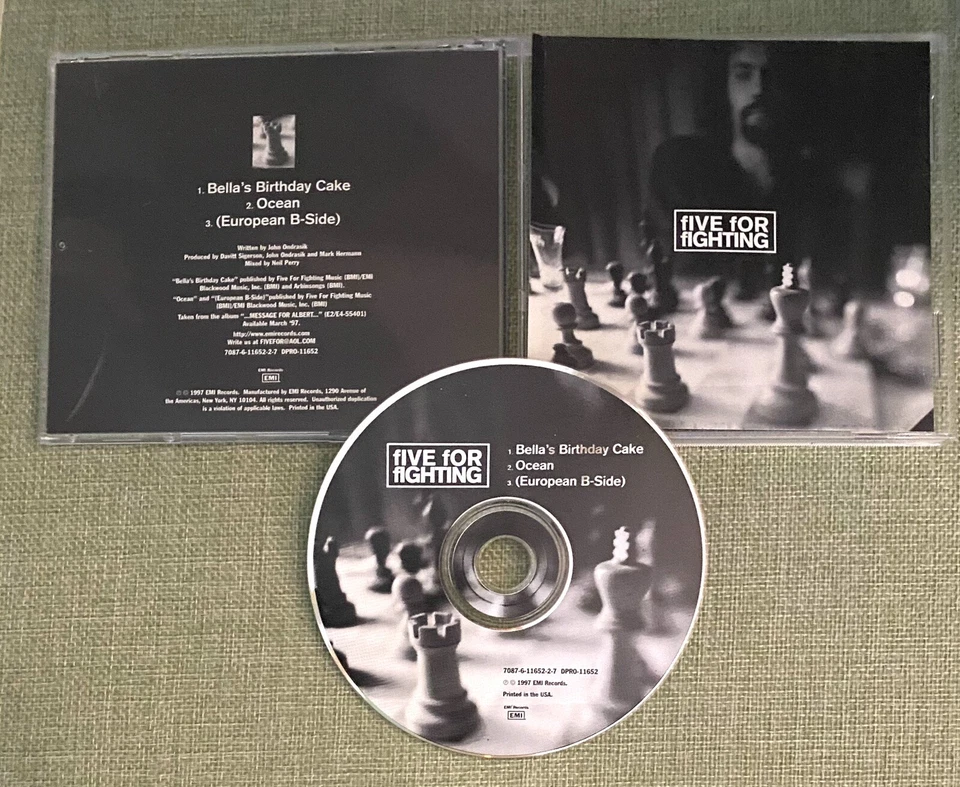 Five For Fighting         ** PROMO CD SAMPLER **        Bella's Birthday Cake - Image 1 of 1