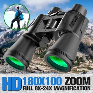 8X-24X Zoom Binoculars Day Night Vision Telescope Travel Hunting Waterproof - Picture 1 of 12