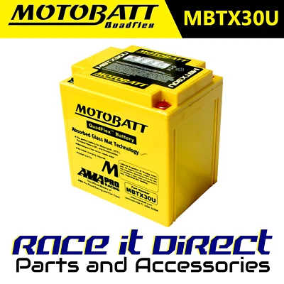 Motobatt Battery for Harley Davidson TOUR 1450 STREET GLIDE FLHX-I (KB) 2006 AGM - Image 1 of 4