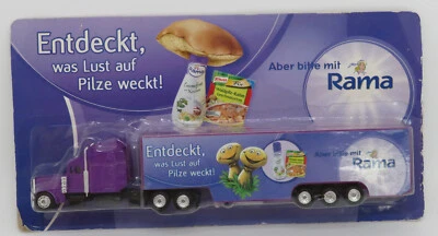Grell Ho 1/87 Camion Rimorchio Peterbilt 379 Entdeckt Rama Knorr IN Box - Immagine 1 di 4