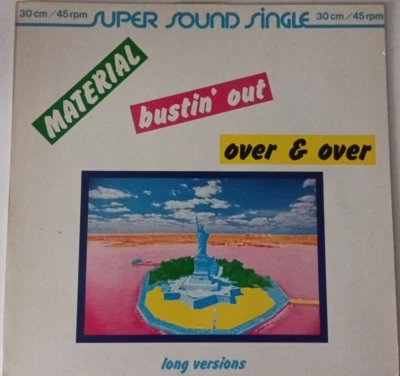 Material Bustin Out / Over & Over Vinyl Single 7inch Ze records - Bild 1 von 3