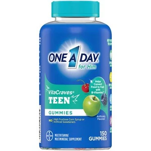 One A Day Teen for Him Multivitamin Gummies Gummy Multivitamins with Vitamin ... - Picture 1 of 8