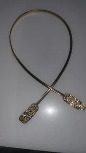 Vintage Accessocraft NYC Gold Tone Stretch Belt Gold Plated 27.5" - Picture 1 of 7