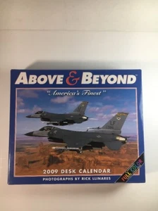 Above And Beyond Americas Finest 2009 Desk Aviation Calendar - New Very Rare - Picture 1 of 8
