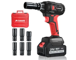 Llave de Impacto Inalámbrica 21V, Par Máximo 400N.m, Velocidad 3000rpm, 4.0Ah Li-ion - Imagen 1 de 6