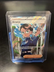 2025 Pokemon TCG Full Art Trainer Amarys. Prismatic Evolutions. 132/131. - Picture 1 of 2