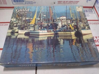 Vintage Golden Guild 750 Piece Puzzle Newport Oregon 4661-32 SEALED BOX - Image 1 of 4