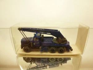 WIKING 6940024 MAGIRUS CRANE TRUCK THW KW 15 - BLUE 1:87 - GOOD CONDITION IN BOX - Imagen 1 de 5