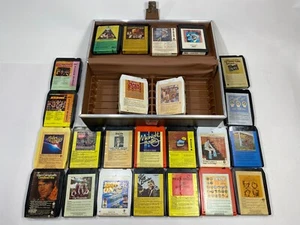 Lot of 24 Vintage 8-Track Tapes with Case Country, Pop, Mixed Artists, Untested - Picture 1 of 7