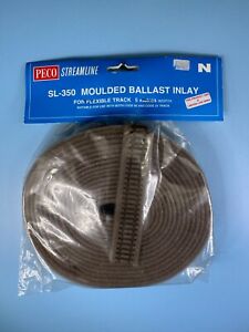 Peco SL-350 Moulded Ballast Inlay for N GAUGE