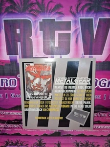 🇩🇪 "FLYER PUBBLICITARIO GUIDA STRATEGICA" METAL GEAR SOLID SONY PS1 RP KONAMI - Picture 1 of 12