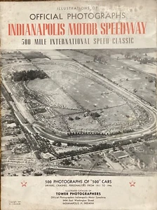 Official Photographs Indianapolis 500 Motor Speedway Catalog 1911-1946 - Picture 1 of 14
