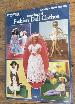 Crocheted Fashion Doll Clothes Bride Ballerina Swim Poncho Barbie O256 - Image 1 of 4