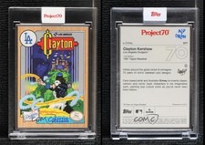 2021 Topps Project 70 Artist Proof Silver Frame /51 Clayton Kershaw Ermsy #577