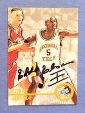 Eddie Elisma 1997-1998 Press Pass Rookie Autograph AUTO RC - Georgia Tech NCAA