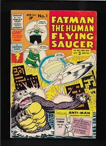 1967 1st ISSUE " FATMAN THE HUMAN FLYING SAUCER " LIGHTNING COMIC BOOK - Picture 1 of 14