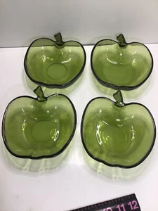 Vintage Green Apple Glass Bowls - Picture 1 of 9