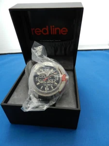 RED LINE, mens watch RL309C-01-RDL,LARGE CHRONO,NEW,WORKING - Picture 1 of 16