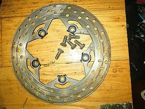 DUCATI OEM 749 999 REAR BRAKE ROTOR / bolts  #2    2003-2007 - Picture 1 of 5